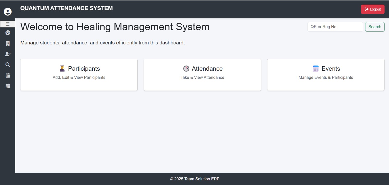 Quantum Attendance & Healing Management System